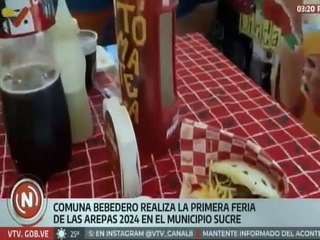 Sucre | Comunidad de Bebedero realiza la primera Feria de las Arepas 2024