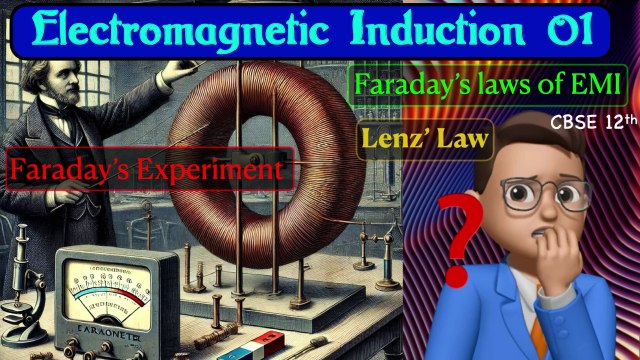 Electromagnetic Induction 01 : Faraday's Experiments | Faraday's Laws of EMI | Lenz' Law #jee #neet