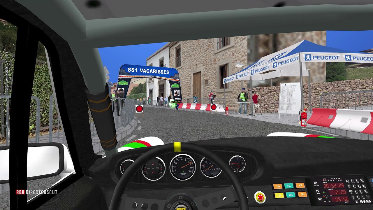 Richard Burns Rally RWD: Vacarisses SS1 in a Porsche 911 SC 3 0 Grp4 (Moza R5 Wheel)