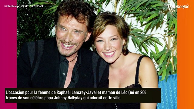 Laura Smet en pèlerinage dans une ville adorée de son père Johnny Hallyday, il y a enregistré tous ses albums jusqu'en 1974