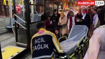 Bir kadın halk otobüsünde tartıştığı erkek yolcu tarafından bacağından bıçaklandı