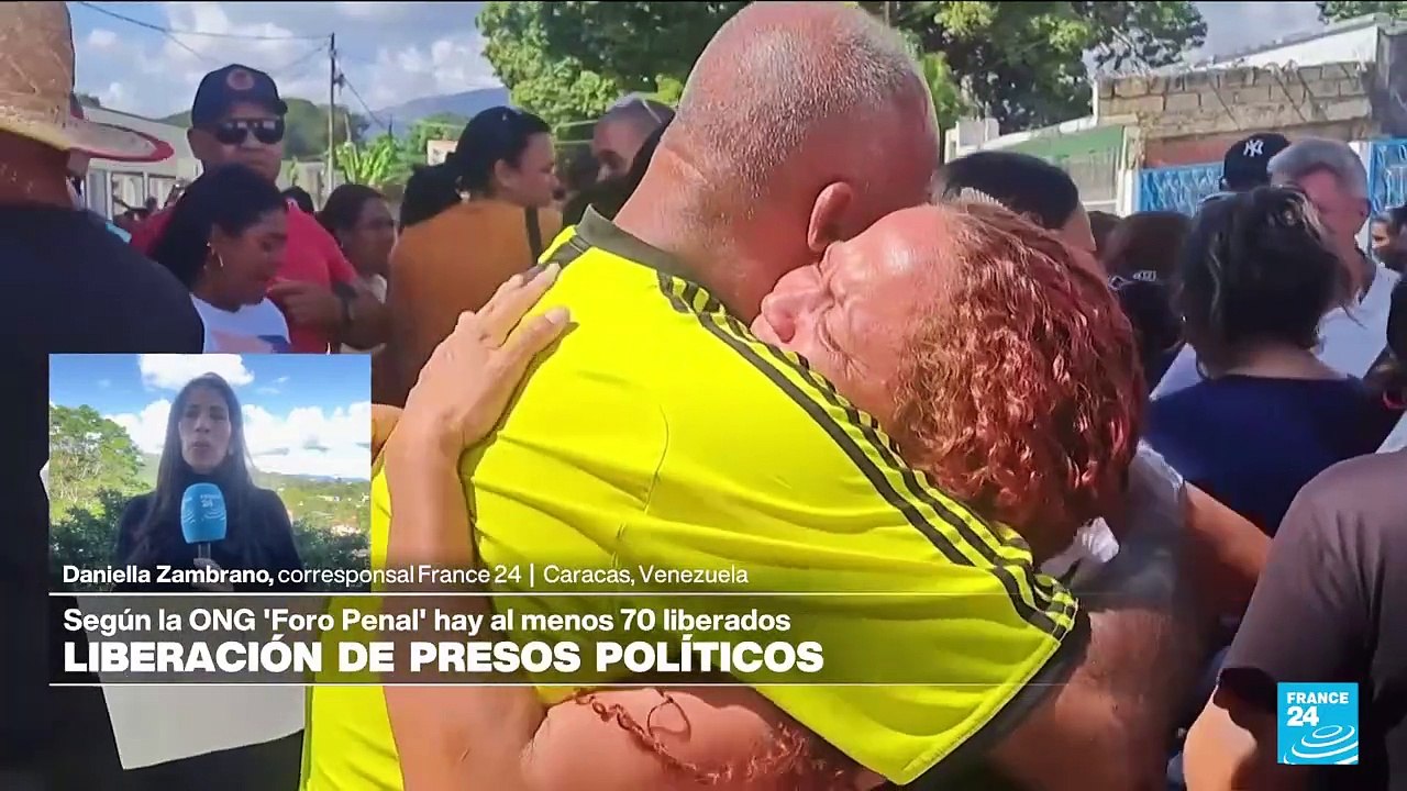 Informe desde Caracas: al menos 70 presos liberados en protestas poselectorales en Venezuela