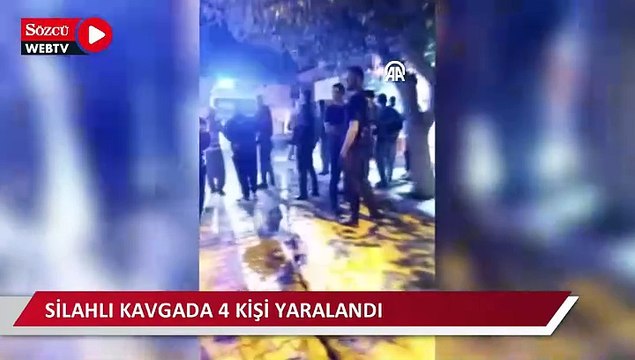 Mersin'de silahlı kavga: 1'i ağır 4 yaralı