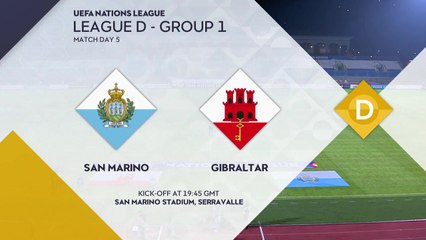 Le replay de Saint-Marin - Gibraltar - Football - Ligue des Nations