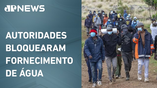 Mais de 4 mil mineiros ilegais podem estar presos em mina abandonada