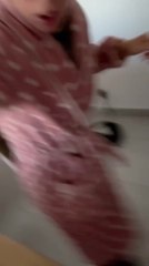 Woman Pours Baking Soda into Vessel and It Overflows