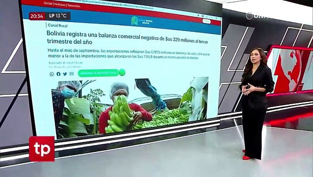 INE: Exportaciones bolivianas cayeron por encima de $us 1.600 millones al tercer trimestre del año