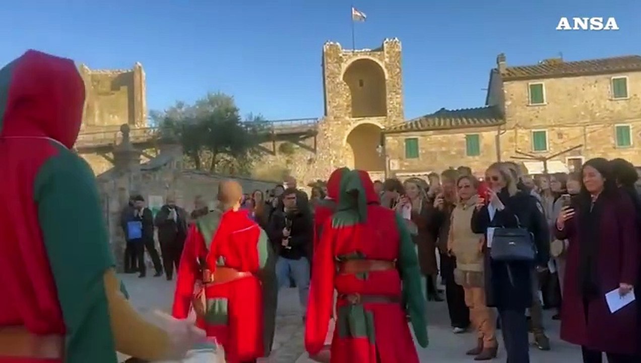 G7 Turismo, i ministri al borgo medievale di Monteriggioni