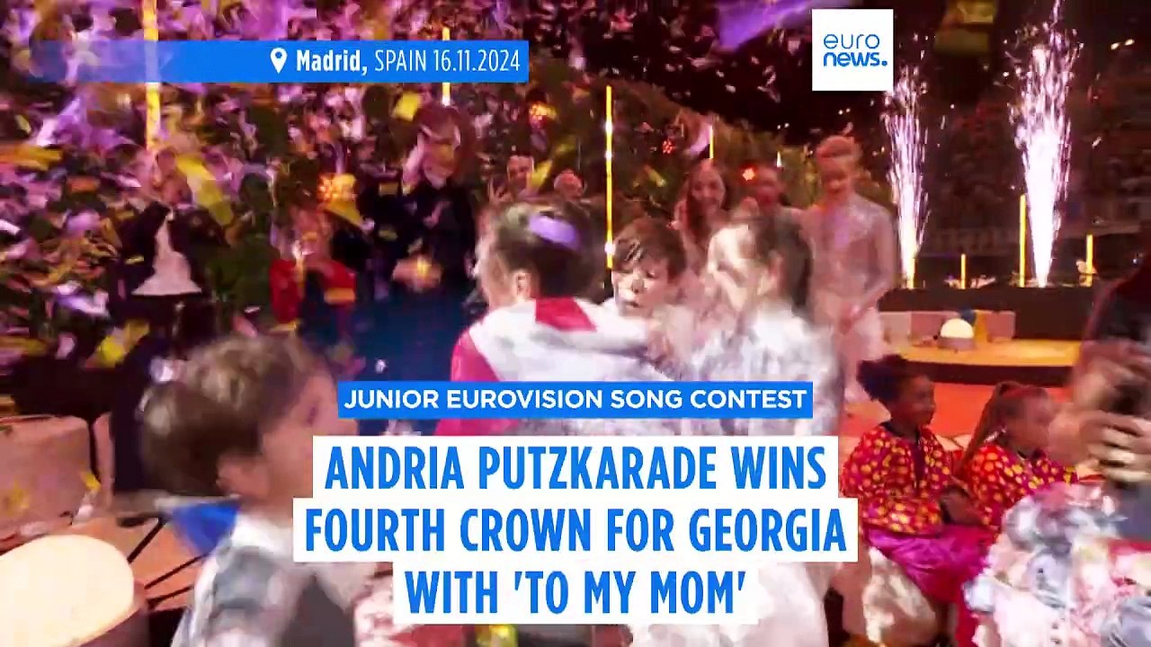 Andria Putzkarade wins 2024 Junior Eurovision Song Contest for Georgia