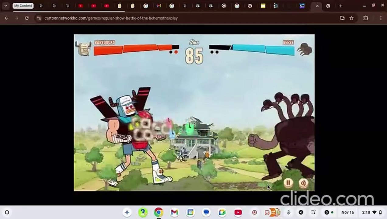 Battle of the behemoths 1: I was trying to defeat all the enemies because of my strength