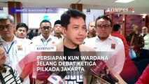 Persiapan Cawagub Kun Wardana Jelang Debat Ketiga Pilkada Jakarta 2024