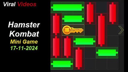 17 November 2024 Hamster Kombat Daily Mini Game Puzzle