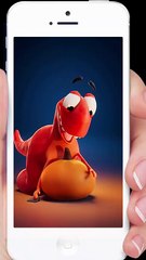 Crocodile playing with egg