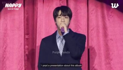 BTS Jin HAPPY Special Stage Day 1 ENG SUB Part 1