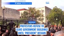 Protesters in Georgia occupy Abkhazia's regional parliament