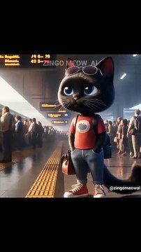 cat travel by Bus but what happened to cat _shorts _ai _cat _kitten _cute(360P)
