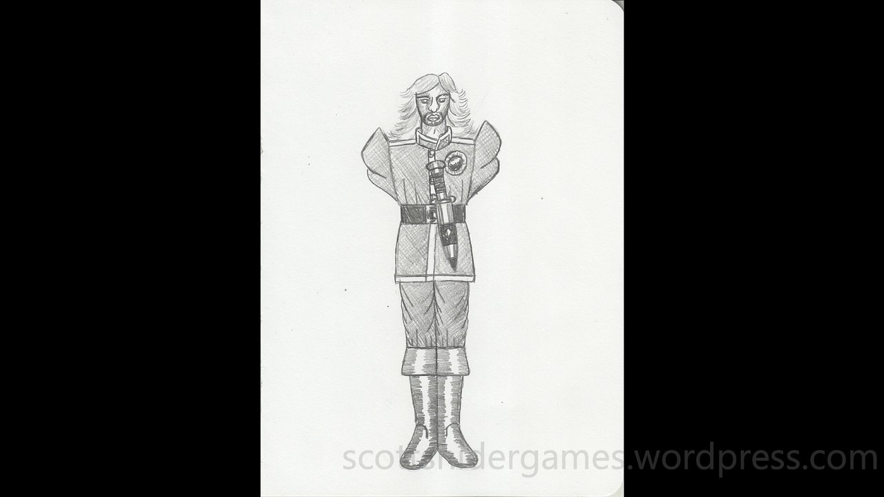 Soldier Pencil Sketch Video #506 (11-17-2024)