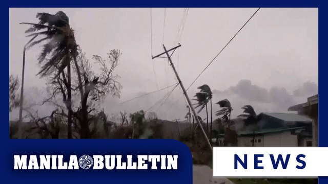 Super Typhoon 'Pepito' impacts Catanduanes, sends hundreds of thousands fleeing