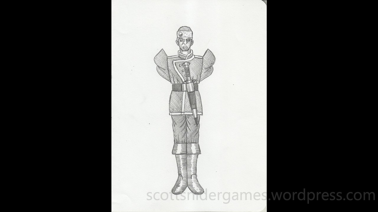 Soldier Pencil Sketch Video #507 (11-17-2024)
