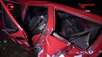 Kastamonu’da feci kazada... Araçlar hurdaya döndü :1 ölü!