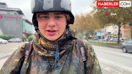 Berlin'den Bursa'ya 2 bin 500 kilometre bisikletle yolculuk