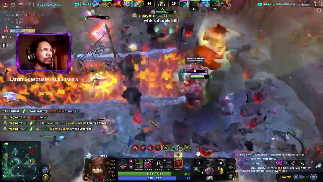 Pudge Support Dota2 MMR Boosting Gameplay Rank