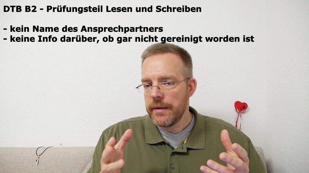 Deutsch-Test für den Beruf B2 – 06a – Neue Aufgaben zum Prüfungsteil Lesen und Schreiben
