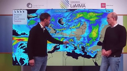 Meteo, le previsioni del Consorzio Lamma