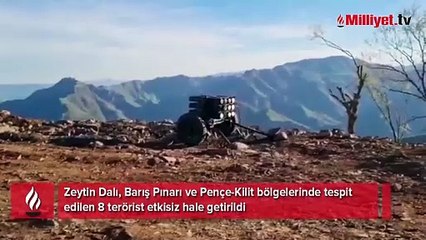 Teröre geçit yok! 3 bölgede tespit edilen teröristlere operasyon
