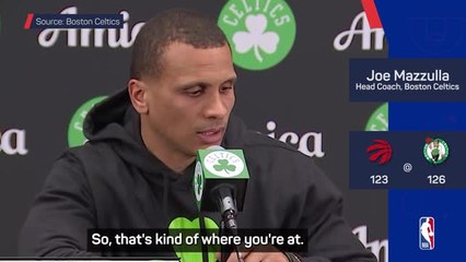 Mazzulla says Celtics 'have to get better' after dramatic overtime victory