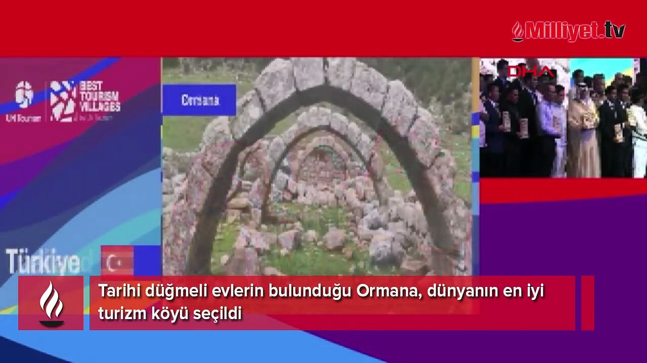 Tarihi düğmeli evlerin bulunduğu Ormana, dünyanın en iyi turizm köyü seçildi