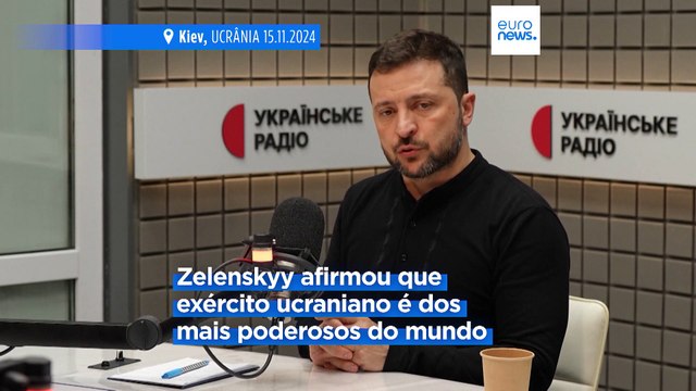 Zelenskyy espera que a guerra na Ucrânia termine em 2025 através da diplomacia e não da luta