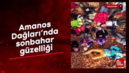 Amanos Dağları’nda sonbahar güzelliği