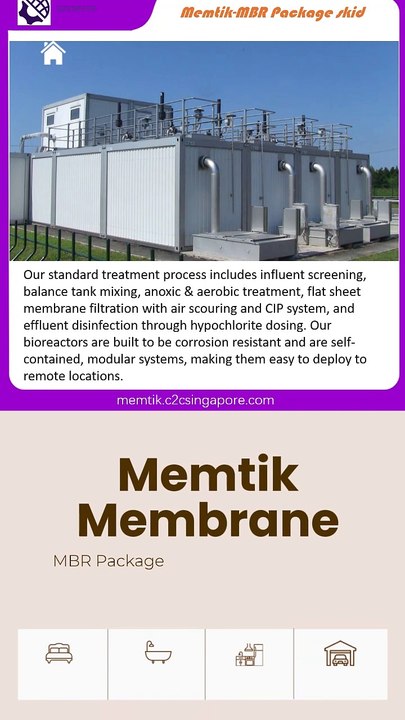 The Advantages of Singapore MEMTIK PVDF Flatsheet Membrane Bioreactor Modules in Wastewater Treatment