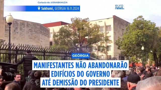 Geórgia: manifestações na Abcásia separatista contra medidas pró-russas