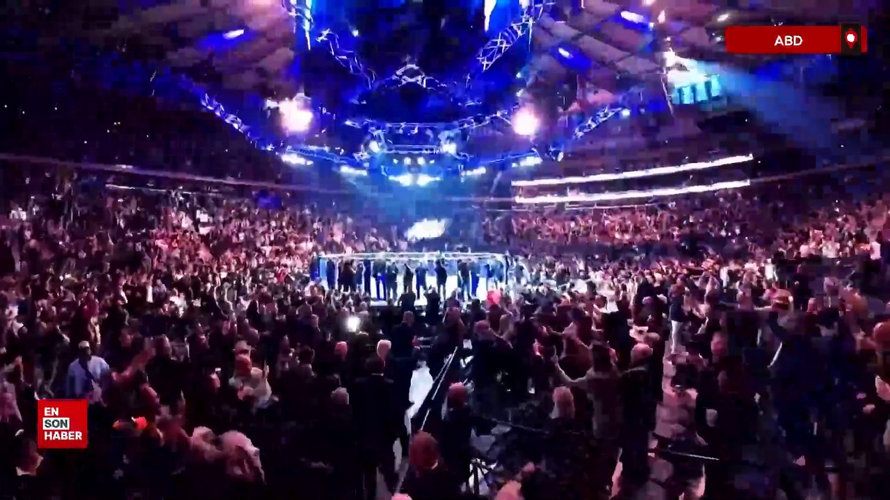 Donald Trump ve Elon Musk, UFC Şampiyonası'na gitti