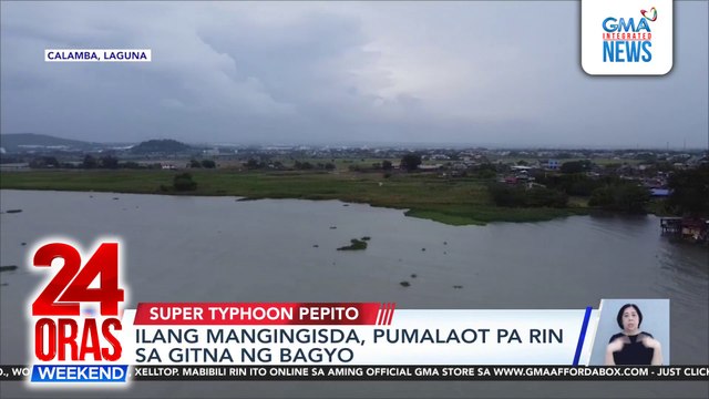 Ilang mangingisda, pumalaot pa rin sa gitna ng bagyo; pasilyo ng paaralan, naging evacuation site na rin | 24 Oras Weekend