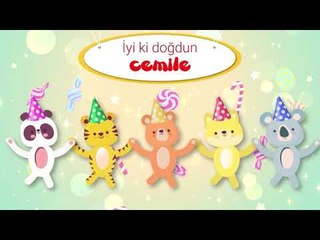 İyi ki Doğdun CEMİLE  - İsme Özel Kırmızı Balık Doğum Günü Şarkısı