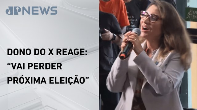 Janja xinga Elon Musk em evento do G20 no RJ