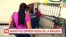 Masistas enfrentados en la Brigada Parlamentaria