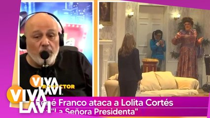 René Franco ataca a Lolita Cortés por "La Señora Presidenta"