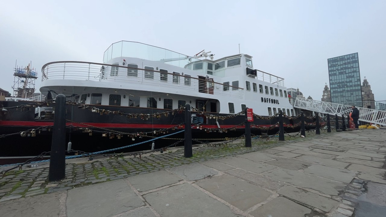 Mersey Ferry transformed into floating restaurant