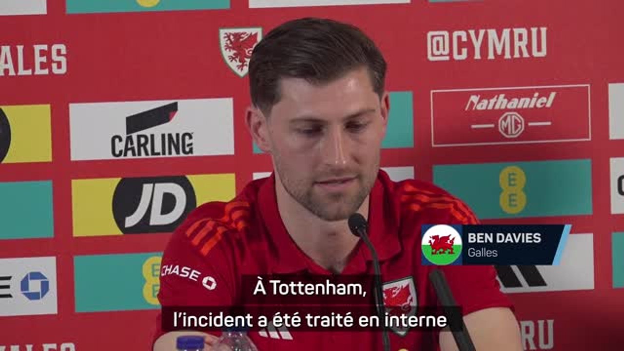 Galles - Ben Davies réagit à la suspension de Betancur pour propos racistes