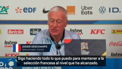 Deschamps: "Las críticas siempre han formado parte de mi vida"