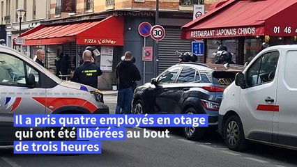 Dans une pizzeria près de Paris, trois heures de prise d'otage sans blessé
