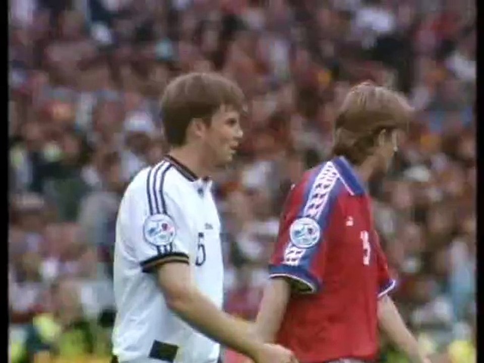 1996 UEFA European Football Championship Finale Czech Republic v Germany 30th JUN 1996 ZDF 1/2