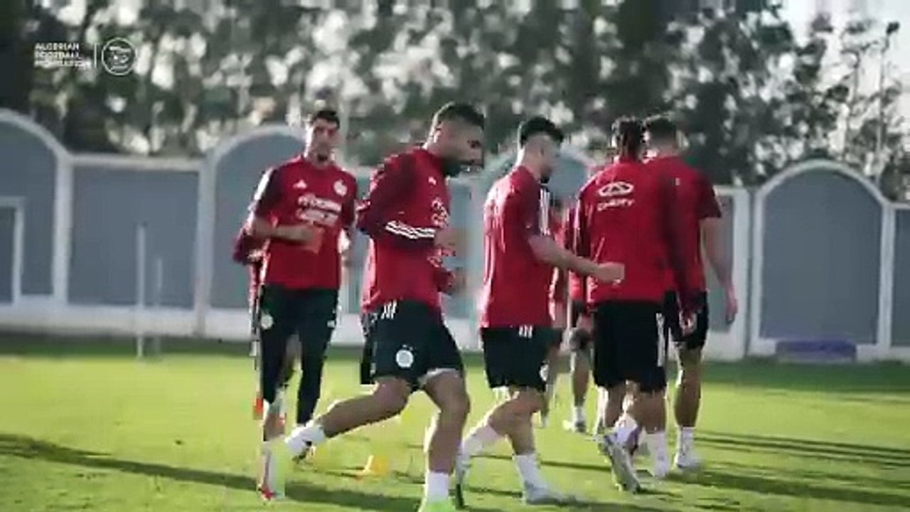 Dernier entrainement avant Algérie-Libéria