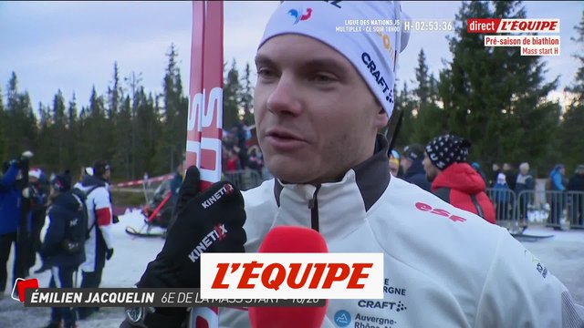 Jacquelin : « Je retiens beaucoup de positif » - Biathlon - Présaison (H)