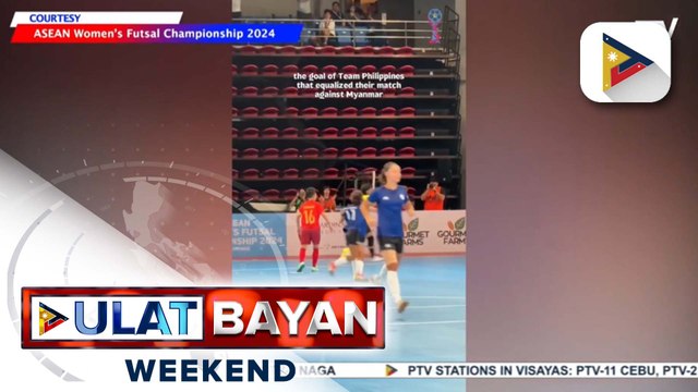 Philippine Women's Futsal National Team at Myanmar, tabla sa unang araw ng ASEAN Women's Futsal Championships 2024