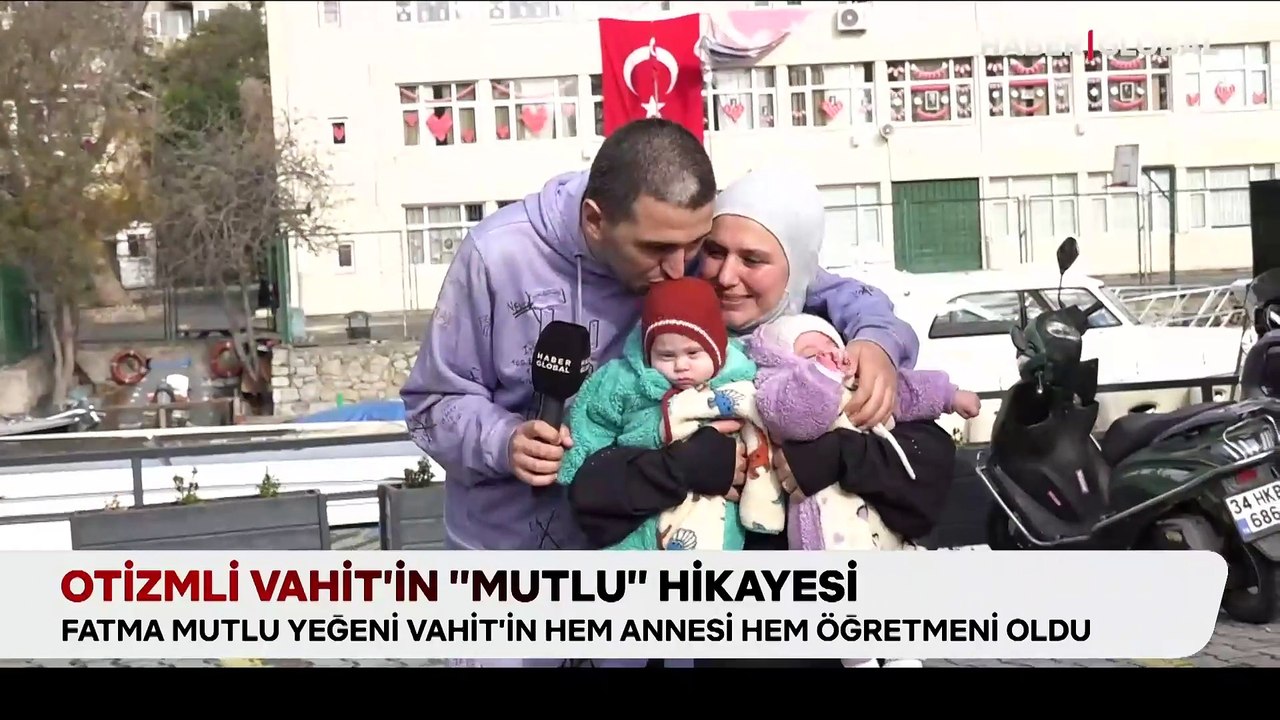 Otizmli Vahit'in "mutlu" hikayesi: Fatma Mutlu yeğeni Vahit'in hem annesi hem öğretmeni oldu